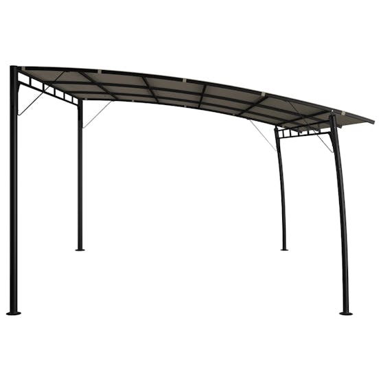 vidaXL 312255 Garden Sunshade Awning 4x3x2.55 M Taupe vidaXL 312255 Garden Sunshade Awning 4x3x2.55 M Taupe