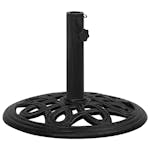 vidaXL 317768 Umbrella Base Black 44x44x32cm Cast Iron vidaXL 317768 Umbrella Base Black 44x44x32cm Cast Iron