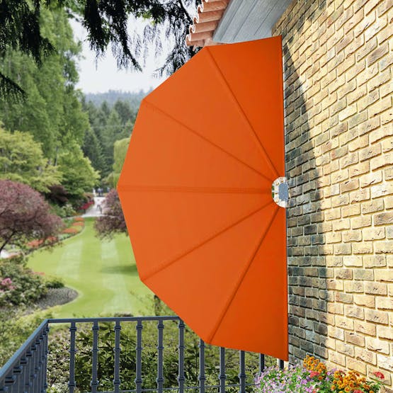 vidaXL 44579 Collapsible Terrace Side Awning Terracotta 160cm vidaXL 44579 Collapsible Terrace Side Awning Terracotta 160cm
