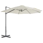 vidaXL 44620 Cantilever Umbrella With Aluminium Pole Sand 300cm vidaXL 44620 Cantilever Umbrella With Aluminium Pole Sand 300cm