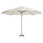 vidaXL 44620 Cantilever Umbrella With Aluminium Pole Sand 300cm vidaXL 44620 Cantilever Umbrella With Aluminium Pole Sand 300cm
