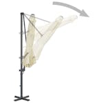vidaXL 44620 Cantilever Umbrella With Aluminium Pole Sand 300cm vidaXL 44620 Cantilever Umbrella With Aluminium Pole Sand 300cm