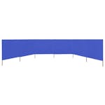 vidaXL 47179 6-panel Wind Screen Fabric 800x120cm Azure Blue vidaXL 47179 6-panel Wind Screen Fabric 800x120cm Azure Blue