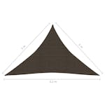 vidaXL 311804 Sunshade Sail 160 G/m² Brown 3x3x4.2 M Hdpe vidaXL 311804 Sunshade Sail 160 G/m² Brown 3x3x4.2 M Hdpe