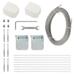 vidaXL 148501 Balcony Screen Anthracite 140x240cm Oxford Fabric vidaXL 148501 Balcony Screen Anthracite 140x240cm Oxford Fabric