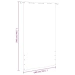 vidaXL 148501 Balcony Screen Anthracite 140x240cm Oxford Fabric vidaXL 148501 Balcony Screen Anthracite 140x240cm Oxford Fabric