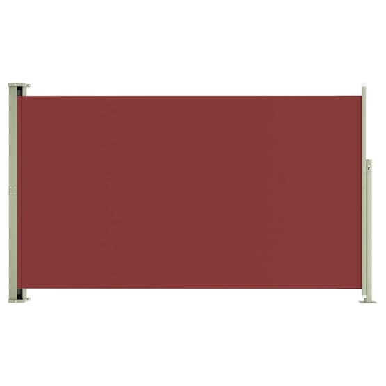 vidaXL 317897 Patio Retractable Side Awning 180x300cm Red vidaXL 317897 Patio Retractable Side Awning 180x300cm Red