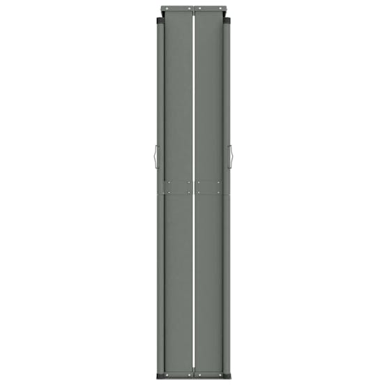 vidaXL 317982 Retractable Side Awning Black 117x600cm vidaXL 317982 Retractable Side Awning Black 117x600cm