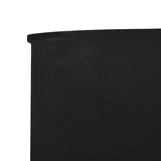 vidaXL 47202 9-panel Wind Screen Fabric 1200x160cm Black vidaXL 47202 9-panel Wind Screen Fabric 1200x160cm Black