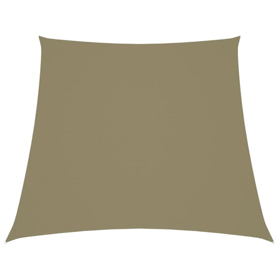 vidaXL 135189 Sunshade Sail Oxford Fabric Trapezium 4/5x4 M Beige vidaXL 135189 Sunshade Sail Oxford Fabric Trapezium 4/5x4 M Beige