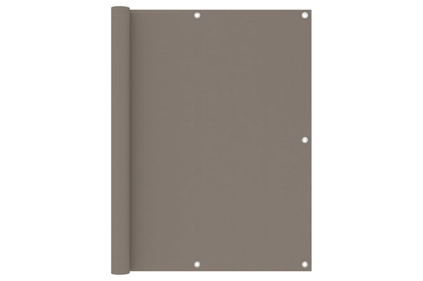 vidaXL 134994 Balcony Screen Taupe 120x500cm Oxford Fabric vidaXL 134994 Balcony Screen Taupe 120x500cm Oxford Fabric