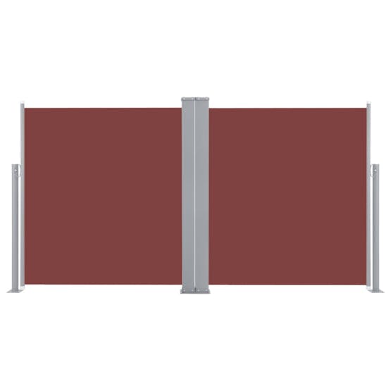vidaXL 48451 Retractable Side Awning Brown 120x600cm vidaXL 48451 Retractable Side Awning Brown 120x600cm