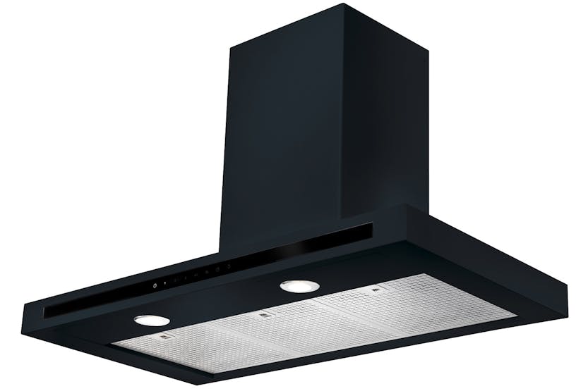 Rangemaster Hi-Lite 110cm Flat Chimney Hood | HLTHDS110BL Rangemaster Hi-Lite 110cm Flat Chimney Hood | HLTHDS110BL