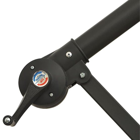vidaXL 47130 Cantilever Umbrella With Aluminium Pole 350cm Black vidaXL 47130 Cantilever Umbrella With Aluminium Pole 350cm Black