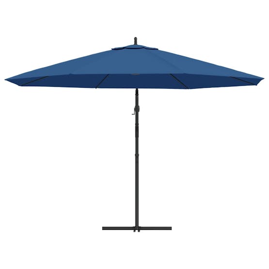 vidaXL 47131 Cantilever Umbrella With Aluminium Pole 350cm Blue vidaXL 47131 Cantilever Umbrella With Aluminium Pole 350cm Blue