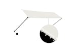 vidaXL 145926 Retractable Awning With Led 350x150cm Cream vidaXL 145926 Retractable Awning With Led 350x150cm Cream