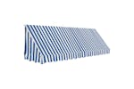 vidaXL Bistro Awning 350x120cm Blue And White vidaXL Bistro Awning 350x120cm Blue And White