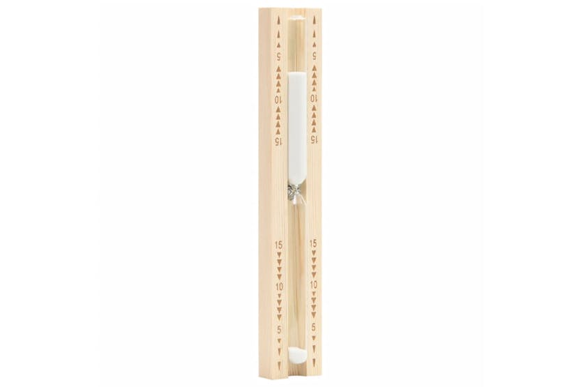 vidaXL 51688 Sauna Sand Timer 15 Minutes Solid Wood Pine vidaXL 51688 Sauna Sand Timer 15 Minutes Solid Wood Pine