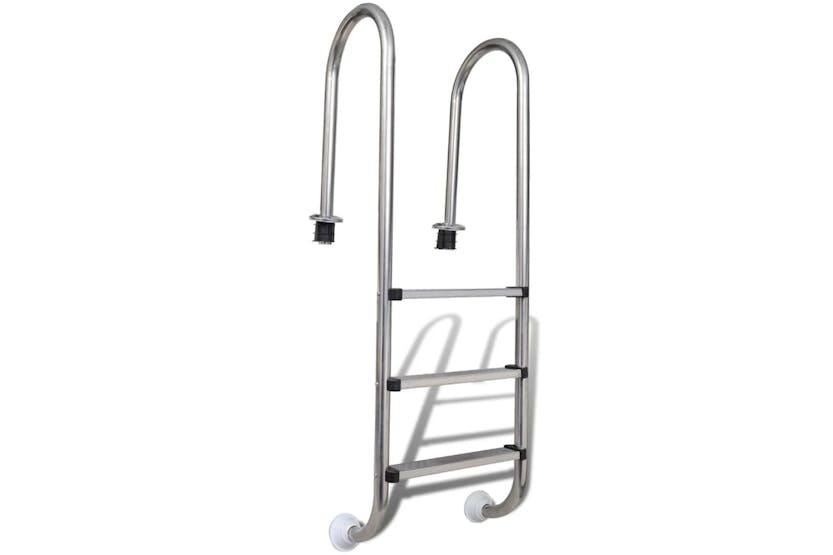vidaXL 90502 Pool Ladder 3 Steps Stainless Steel 304 120cm vidaXL 90502 Pool Ladder 3 Steps Stainless Steel 304 120cm