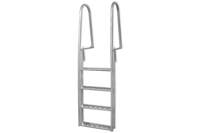 vidaXL 91197 4-step Dock/pool Ladder Aluminium 167cm vidaXL 91197 4-step Dock/pool Ladder Aluminium 167cm