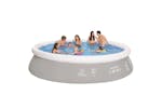 Jilong 90778 Round Inflatable Swimming Pool Grey 450 X 122 Cm Jilong 90778 Round Inflatable Swimming Pool Grey 450 X 122 Cm