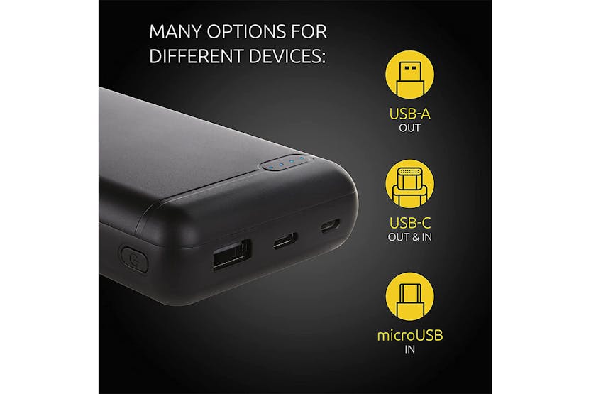 Intenso 20000mAh Compact Power Bank | Black Intenso 20000mAh Compact Power Bank | Black
