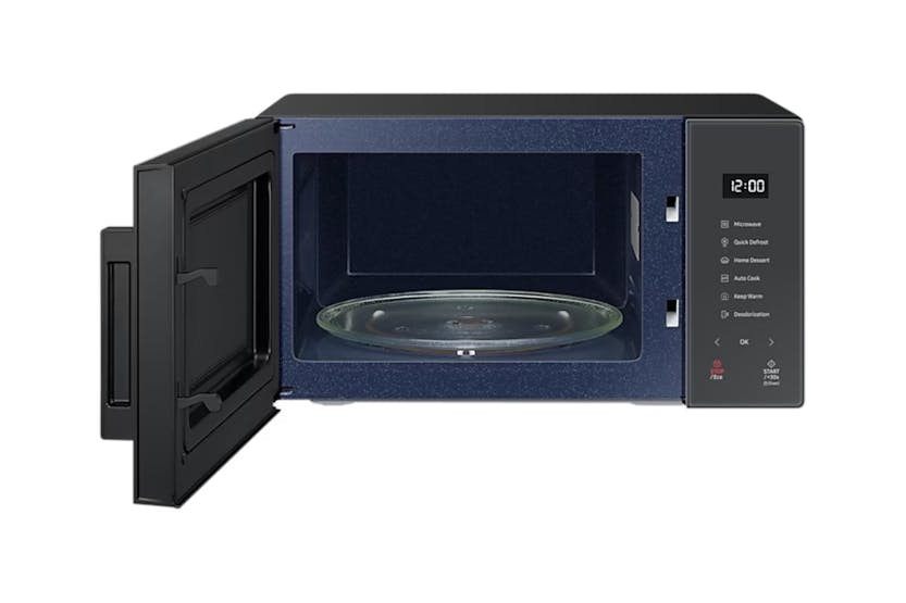 Samsung 23L Solo 800W Microwave with Auto Cook - Clean Charcoal | MS23T5018AC Samsung 23L Solo 800W Microwave with Auto Cook - Clean Charcoal | MS23T5018AC