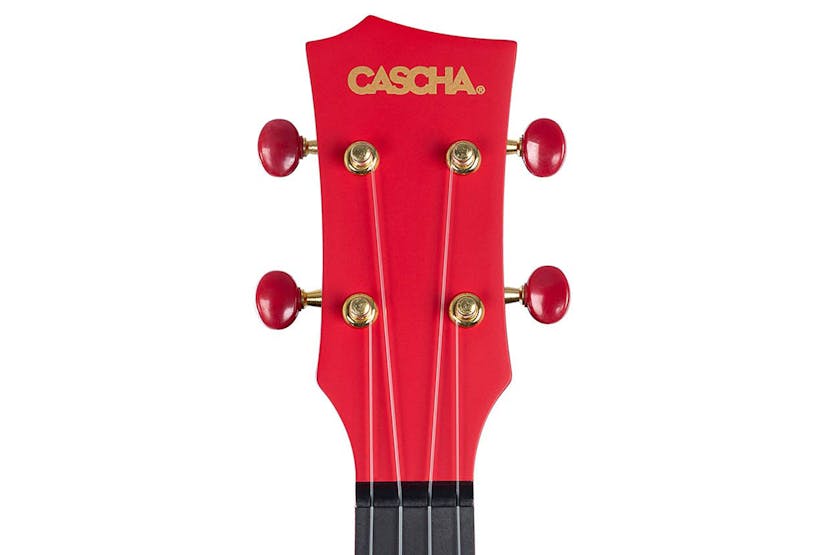 Cascha Hh 2280 - Carbon Fibre Concert Ukulele Pack- Red Cascha Hh 2280 - Carbon Fibre Concert Ukulele Pack- Red