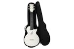 Cascha Hh 2286 - Carbon Fibre Concert Ukulele Pack- White Cascha Hh 2286 - Carbon Fibre Concert Ukulele Pack- White