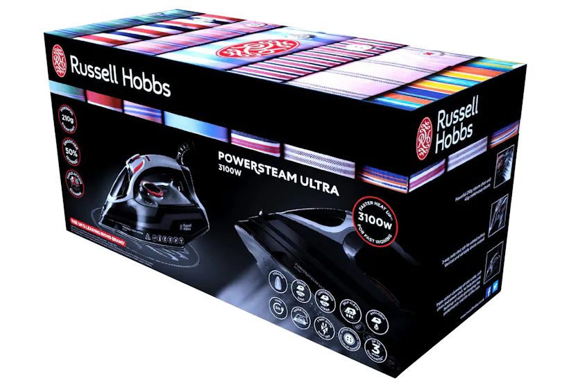 Russell Hobbs 3100W Powersteam Ultra Iron | 20630 | Black/Grey Russell Hobbs 3100W Powersteam Ultra Iron | 20630 | Black/Grey