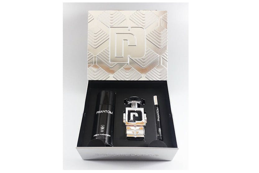 Paco Rabanne Phantom Gift Set Eau De Toilette 100ml With Deodorant 150ml And Eau De Toilette 10ml Paco Rabanne Phantom Gift Set Eau De Toilette 100ml With Deodorant 150ml And Eau De Toilette 10ml