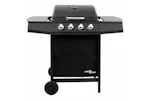 vidaXL 3053622 Gas Bbq Grill With 4 Burners Black vidaXL 3053622 Gas Bbq Grill With 4 Burners Black