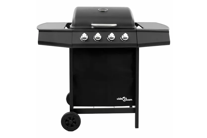 vidaXL 3053622 Gas Bbq Grill With 4 Burners Black vidaXL 3053622 Gas Bbq Grill With 4 Burners Black