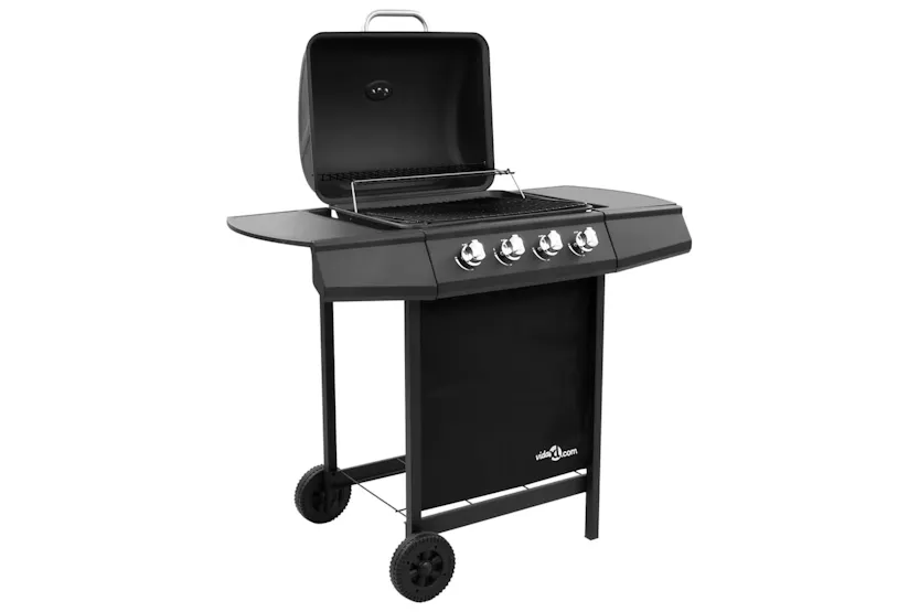 vidaXL 3053622 Gas Bbq Grill With 4 Burners Black vidaXL 3053622 Gas Bbq Grill With 4 Burners Black