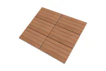 vidaXL 49055 Wpc Tiles 60x30cm 6 Pcs 1m2 Brown vidaXL 49055 Wpc Tiles 60x30cm 6 Pcs 1m2 Brown