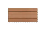 vidaXL 49055 Wpc Tiles 60x30cm 6 Pcs 1m2 Brown vidaXL 49055 Wpc Tiles 60x30cm 6 Pcs 1m2 Brown
