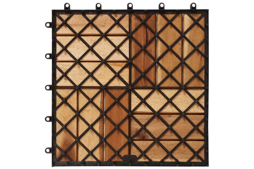 vidaXL 271792 Decking Tiles 30 X 30cm Acacia S vidaXL 271792 Decking Tiles 30 X 30cm Acacia S