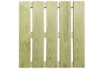 vidaXL 276430 12 Pcs Decking Tiles 50x50cm Wood Green vidaXL 276430 12 Pcs Decking Tiles 50x50cm Wood Green
