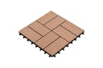 vidaXL 45029 11 Pcs Decking Tiles Wpc 30x30cm 1 Sqm Brown vidaXL 45029 11 Pcs Decking Tiles Wpc 30x30cm 1 Sqm Brown