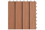 vidaXL 45034 11 Pcs Decking Tiles Deep Embossed Wpc 30x30cm vidaXL 45034 11 Pcs Decking Tiles Deep Embossed Wpc 30x30cm