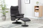 Levi Recliner with Footstool | Slate Levi Recliner with Footstool | Slate