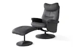 Levi Recliner with Footstool | Slate Levi Recliner with Footstool | Slate