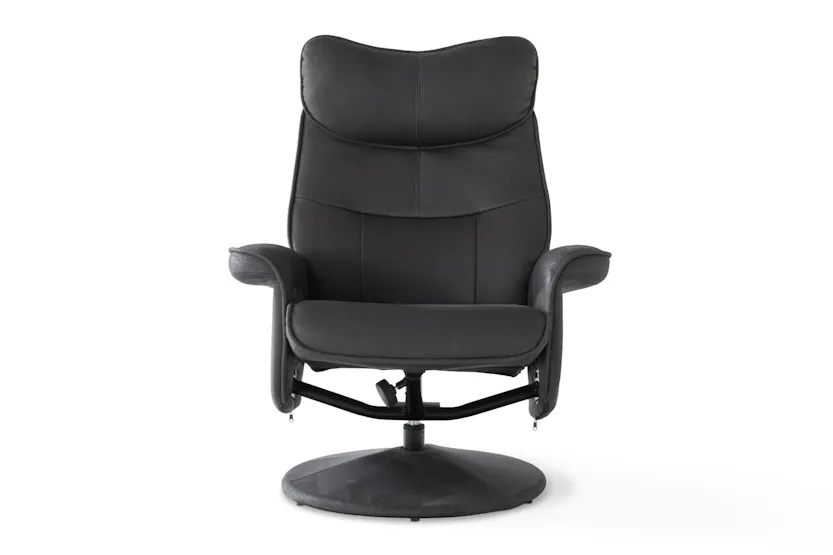 Levi Recliner with Footstool | Slate Levi Recliner with Footstool | Slate