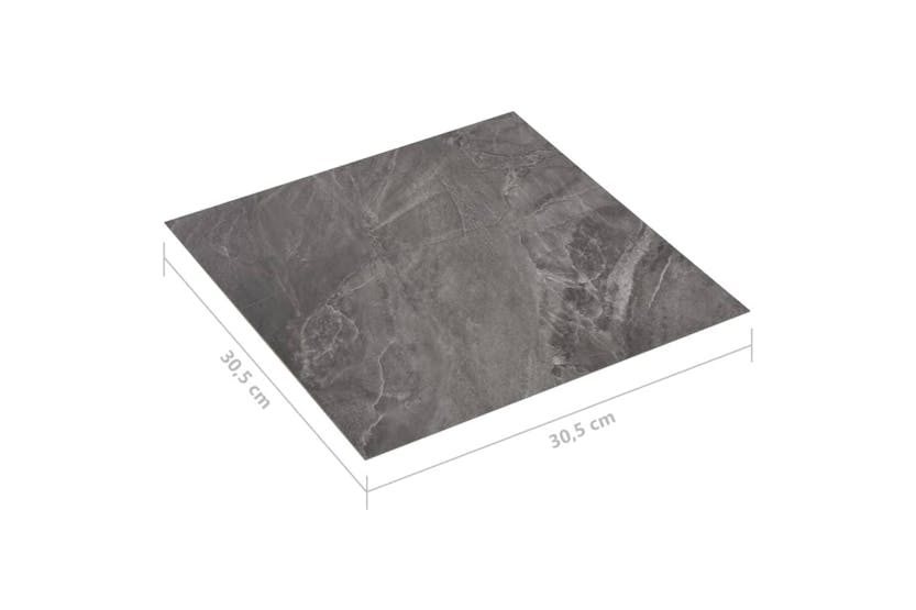 Vidaxl Self-adhesive Flooring Planks 20 Pcs Pvc 1.86 M² Black Pattern Vidaxl Self-adhesive Flooring Planks 20 Pcs Pvc 1.86 M² Black Pattern