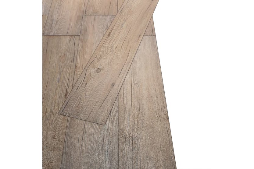 Vidaxl Non Self-adhesive Pvc Flooring Planks 5.26 M² 2 Mm Oak Brown Vidaxl Non Self-adhesive Pvc Flooring Planks 5.26 M² 2 Mm Oak Brown