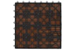 vidaXL 277806 22 Pcs Decking Tiles 30x30cm 2 Sqm Wpc Brown vidaXL 277806 22 Pcs Decking Tiles 30x30cm 2 Sqm Wpc Brown