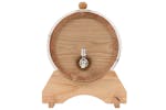 vidaXL 50677 6L Wine Barrel with Tap Solid Oak Wood vidaXL 50677 6L Wine Barrel with Tap Solid Oak Wood