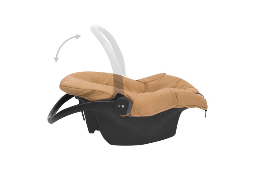 vidaXL 10313 Baby Car Seat Taupe 42x65x57cm vidaXL 10313 Baby Car Seat Taupe 42x65x57cm