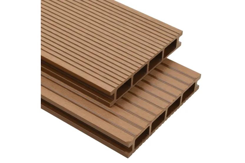 vidaXL 275715 Wpc Hollow Decking Boards With Accessories 30 vidaXL 275715 Wpc Hollow Decking Boards With Accessories 30