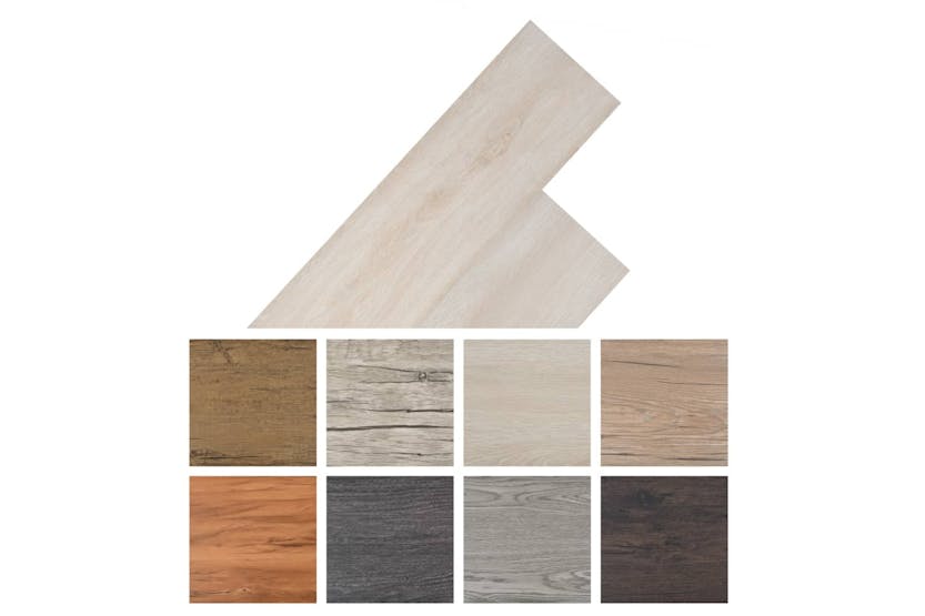 Vidaxl Self-adhesive Pvc Flooring Planks 2.51 M² 2mm Oak Classic White Vidaxl Self-adhesive Pvc Flooring Planks 2.51 M² 2mm Oak Classic White